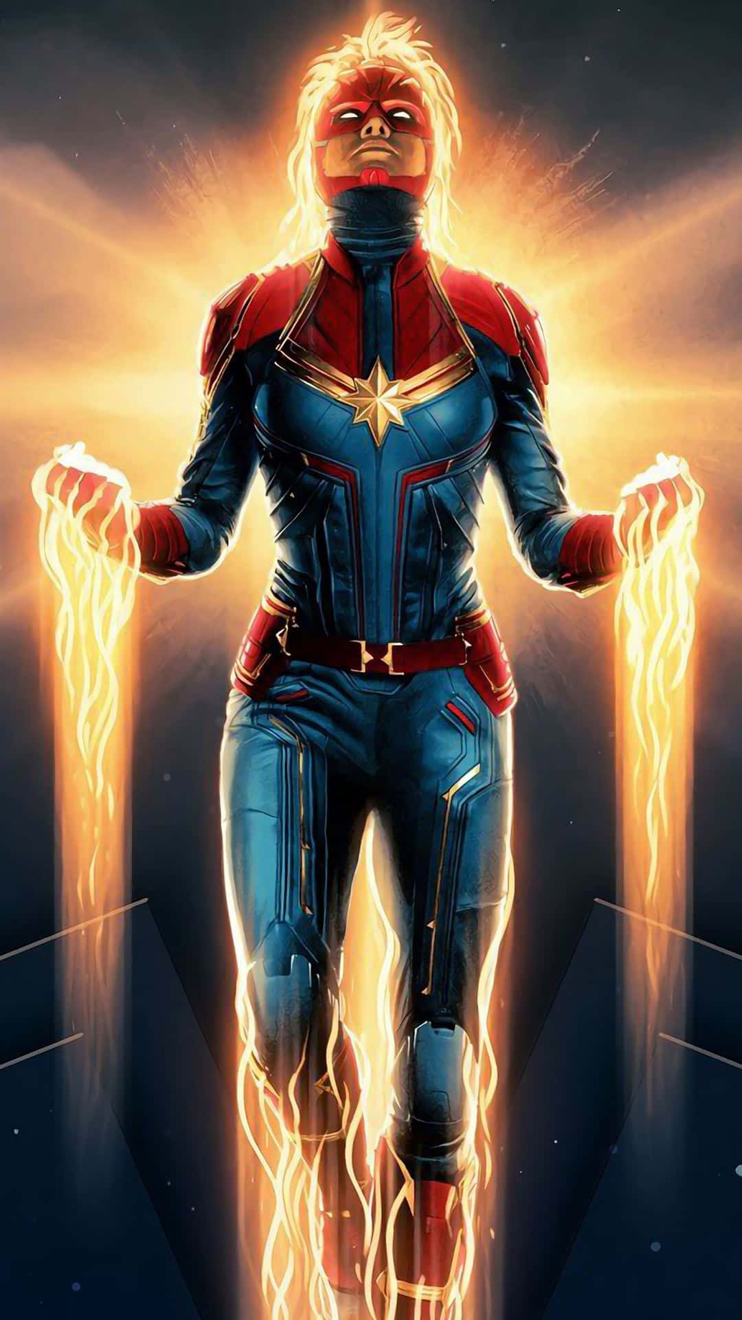 "Your world is yours with the Captain Marvel Ipad" Wallpaper