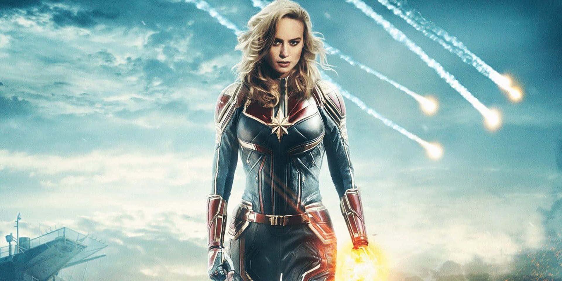 Captain Marvel - Ready to Be a Hero Wallpaper
