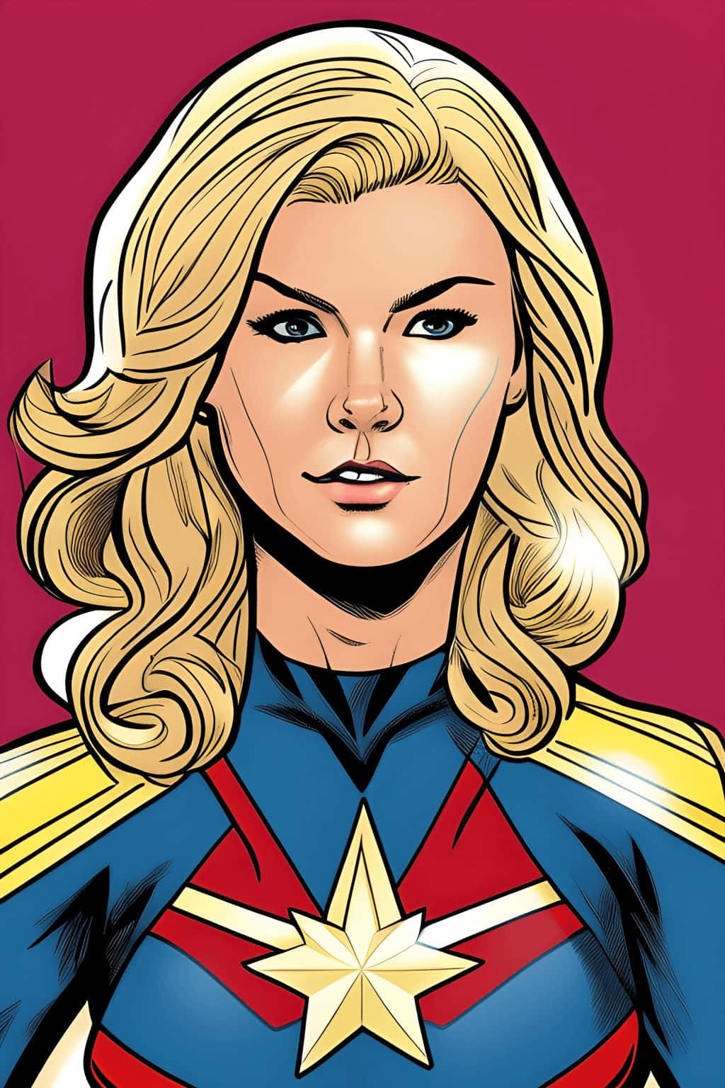 Captain Marvel Portrait Wallpaper