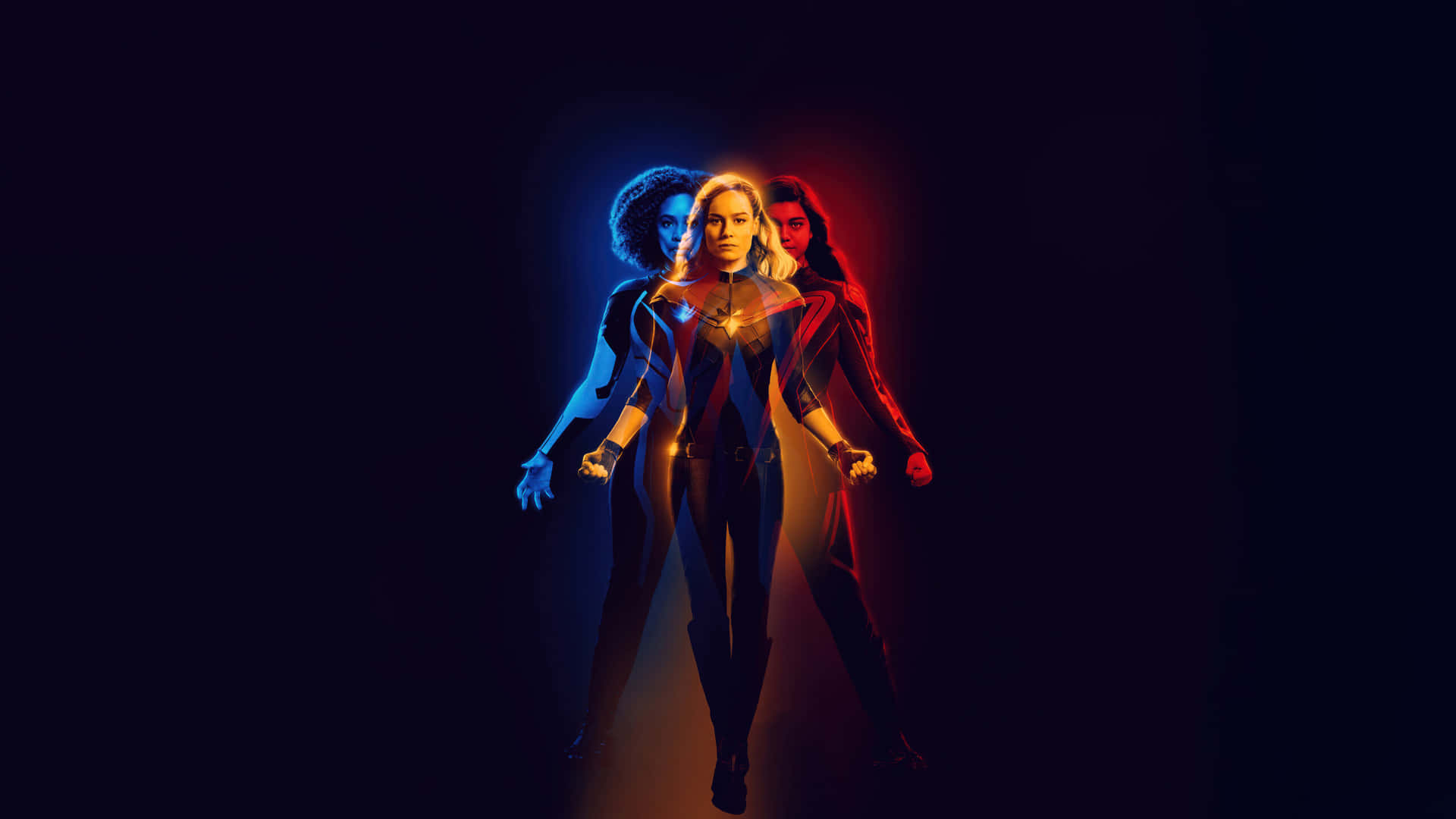 Captain Marvel Power Aura Wallpaper