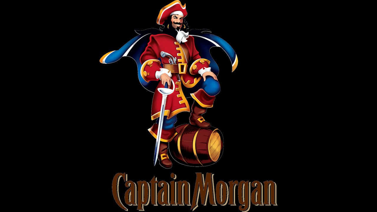 Captain Morgan Logoand Mascot Wallpaper