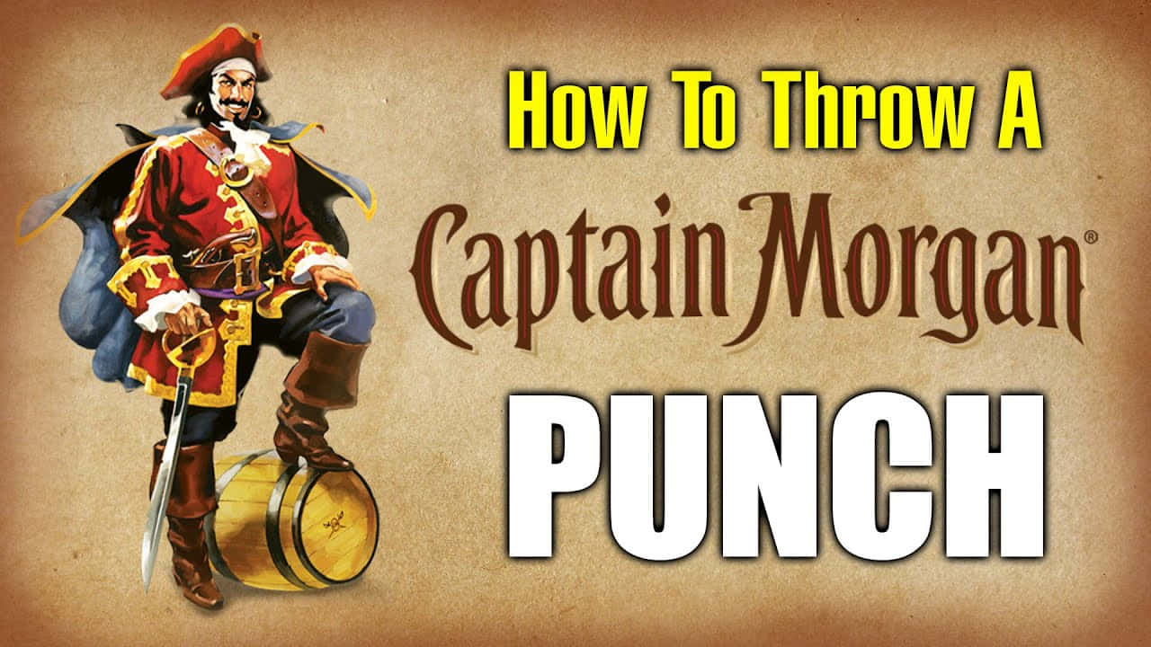 Captain Morgan Punch Recipe Advertisement Wallpaper