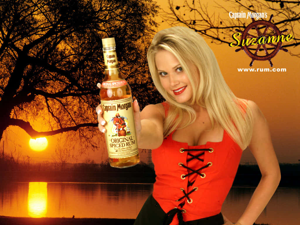 Captain Morgan Spiced Rum Promotion Wallpaper