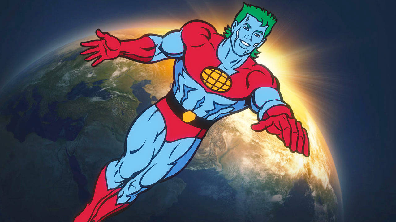 Captain Planet Earth Background