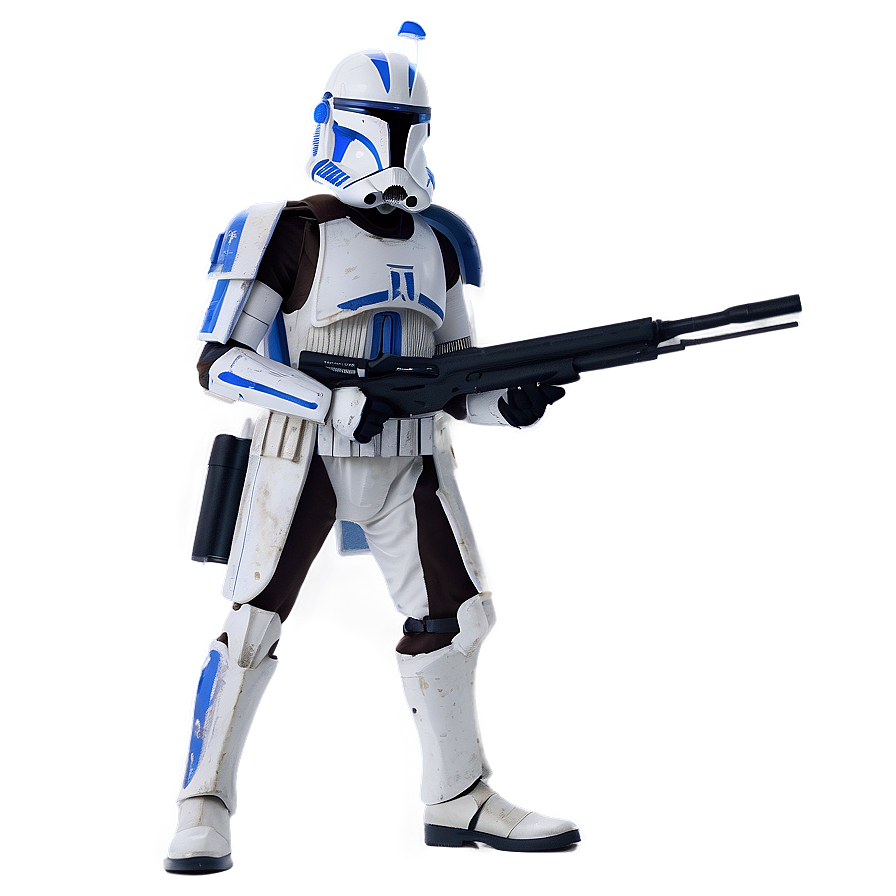 Captain Rex With Heavy Weaponry Png 06252024 PNG