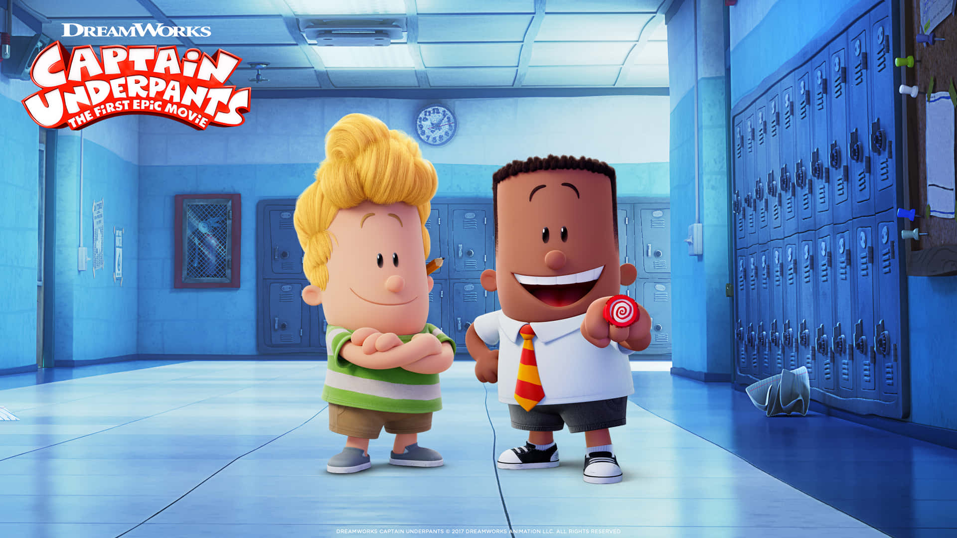 Captain Underpants: The First Epic Movie George And Harold School Wallpaper