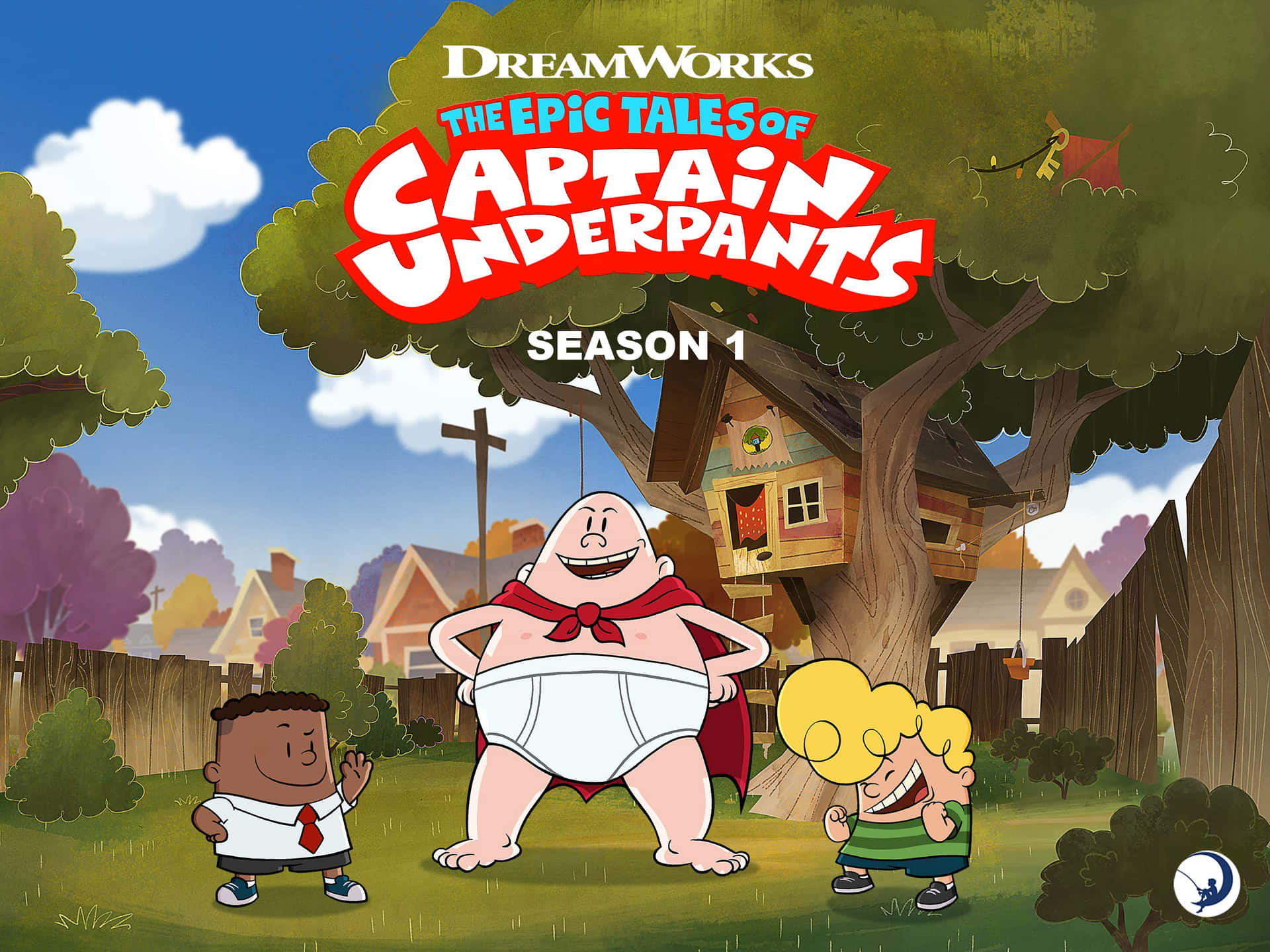 Captain Underpants: The First Epic Movie Kids In The Backyard Wallpaper