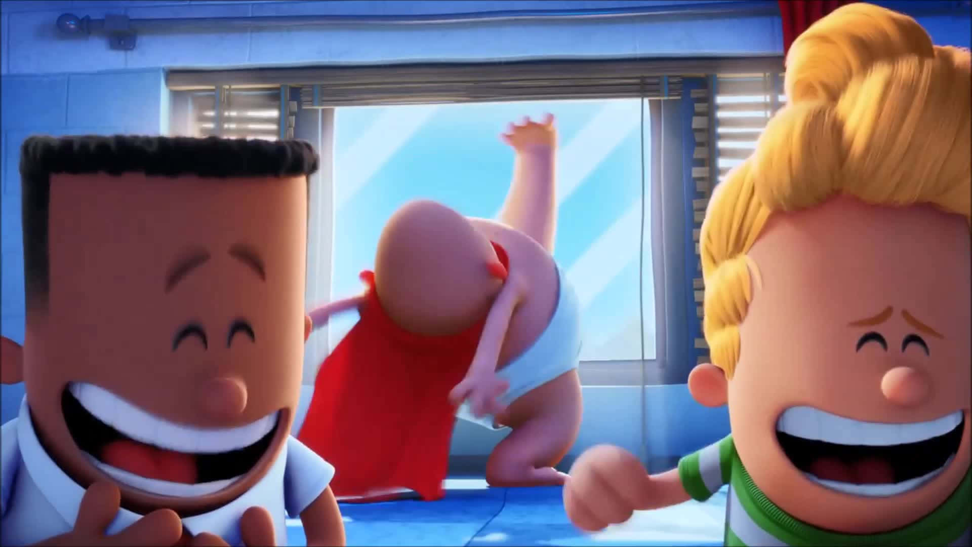 Captain Underpants: The First Epic Movie Laughing Kids Wallpaper