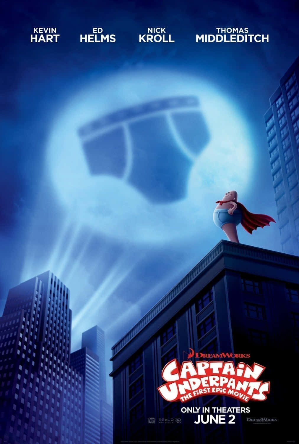 Captain Underpants: The First Epic Movie Theater Release Wallpaper