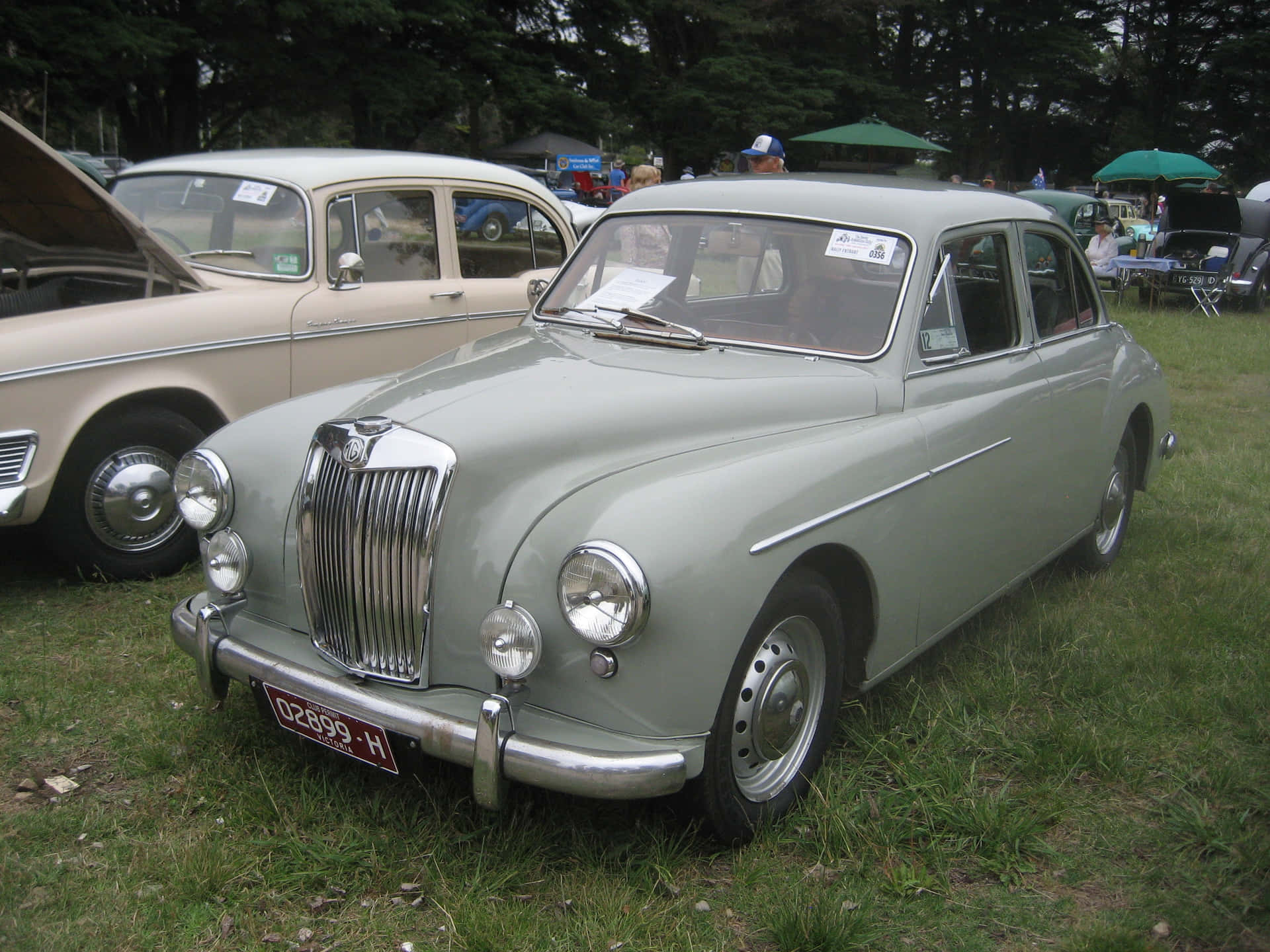 En Klassisk Mg Magnette I Pristine Tilstand Bakgrunnsbildet