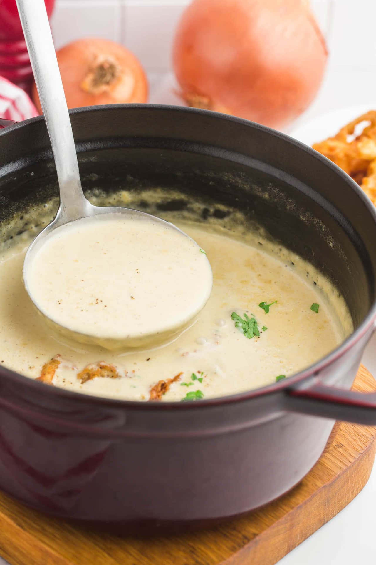 Caption: A Homely Bowl Of Delicious Soup