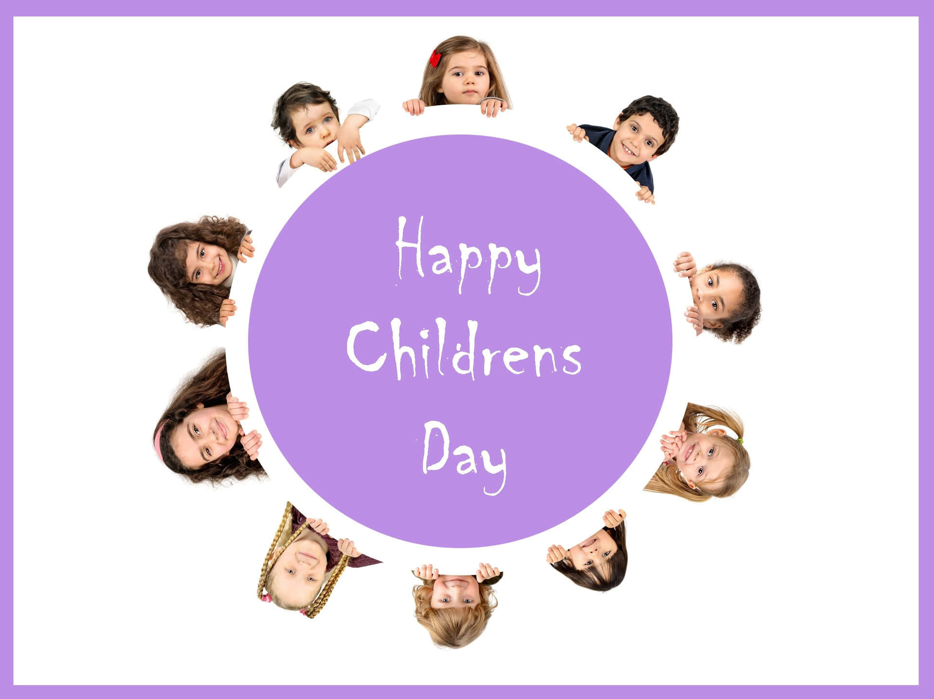 Caption: A Lighthearted Children's Day Celebration - Joy And Innocence Wallpaper