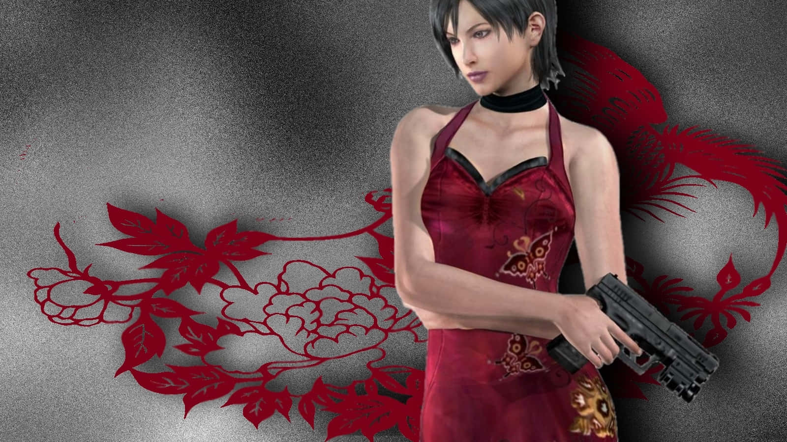 Caption: Ada Wong: The Intriguing Spy From Resident Evil Wallpaper