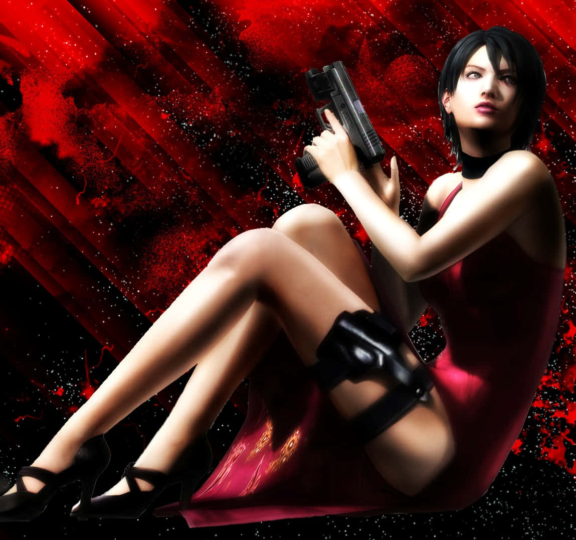 Caption: Ada Wong - The Mysterious Operative Wallpaper