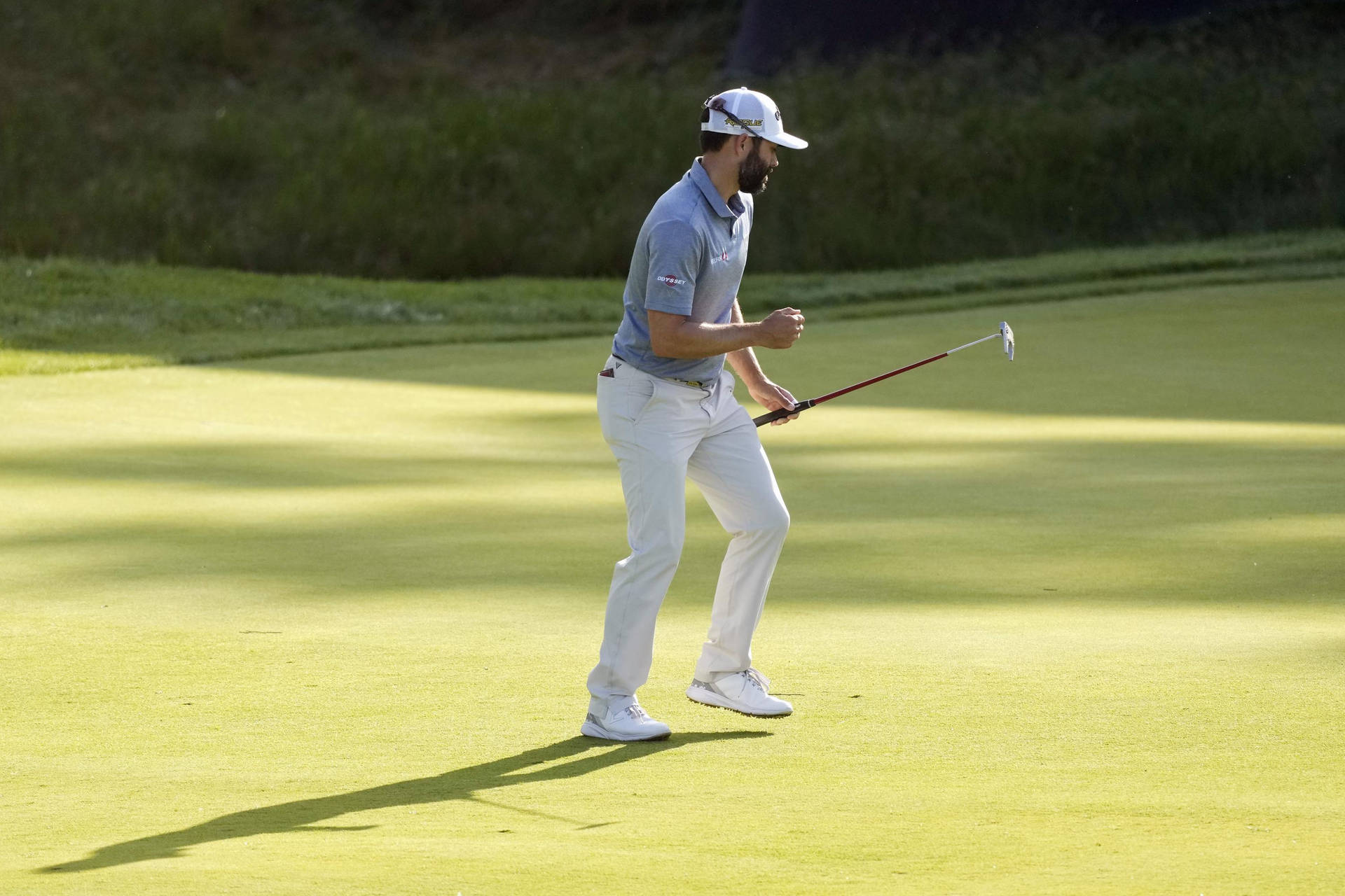 Caption: Adam Hadwin In Action At The Tournament Wallpaper