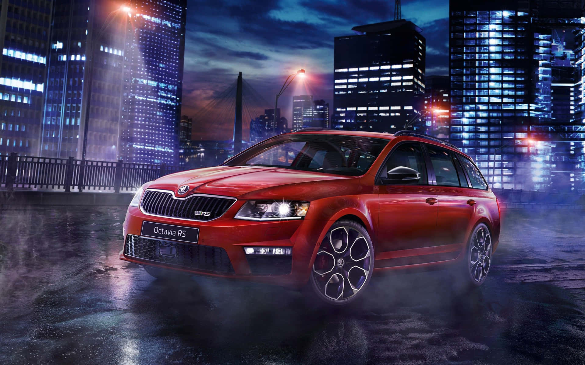 Caption: Advanced Comfort In Motion - The Skoda Octavia Wallpaper