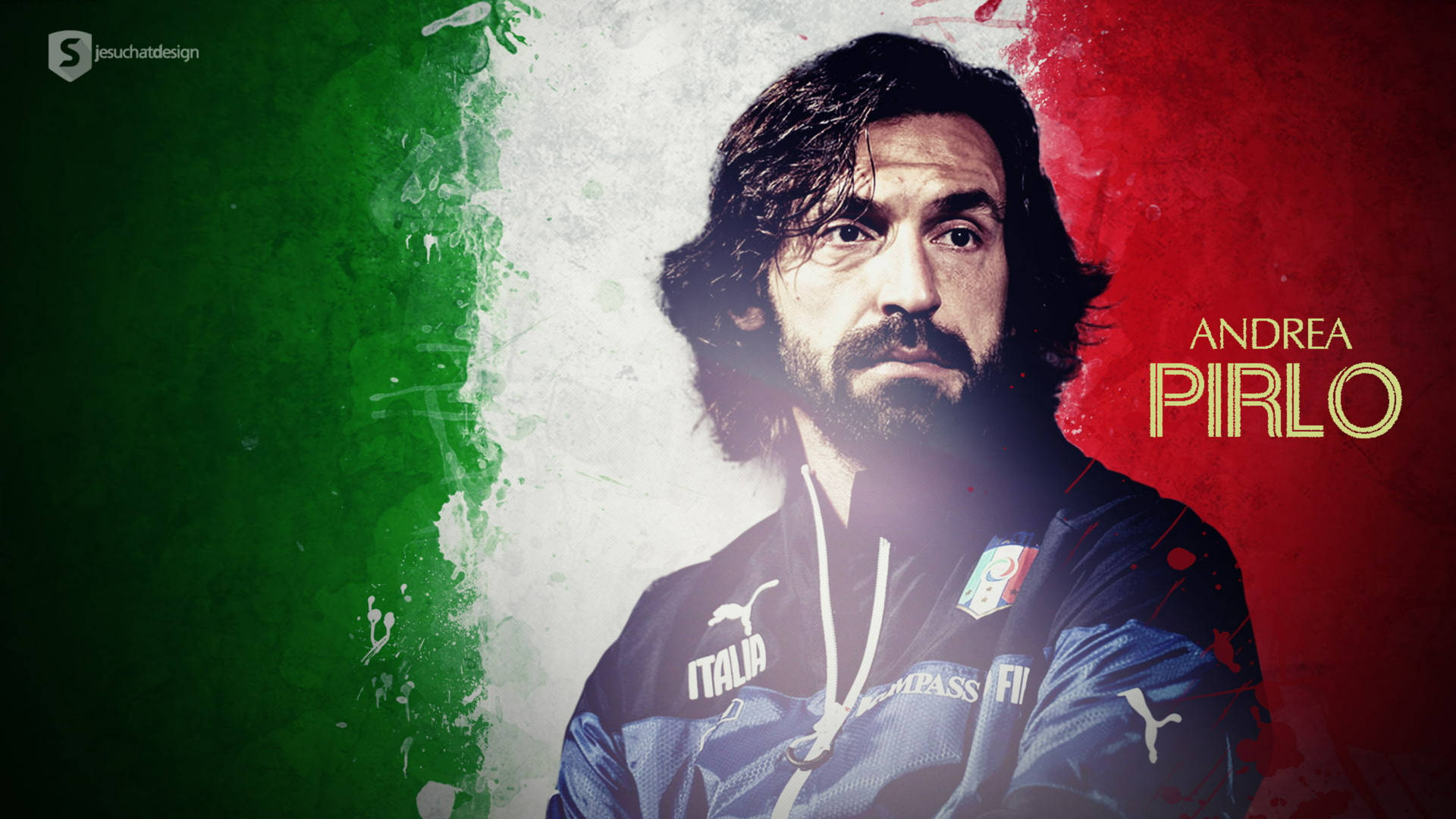 Caption: Andrea Pirlo In Action: Master Of The Beautiful Game Wallpaper