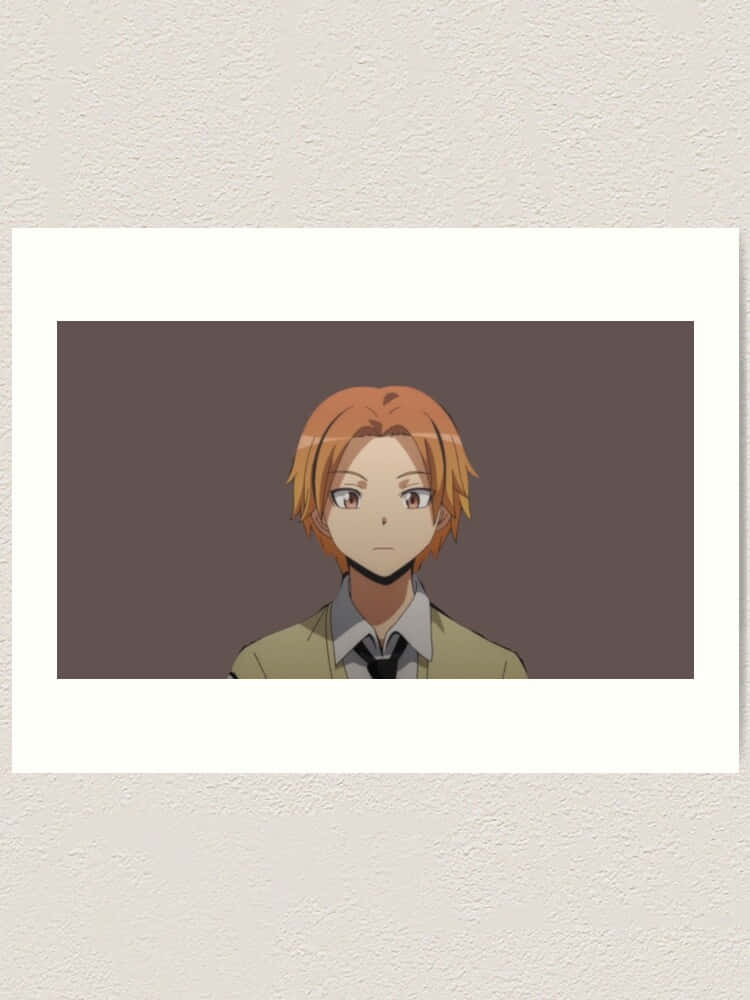 Caption: Anime Character Hiroto Maehara In Action Wallpaper