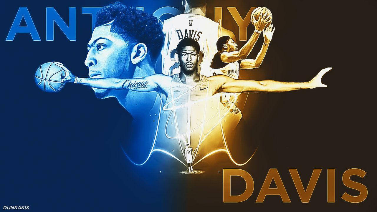 Caption: Anthony Davis In Action Wallpaper