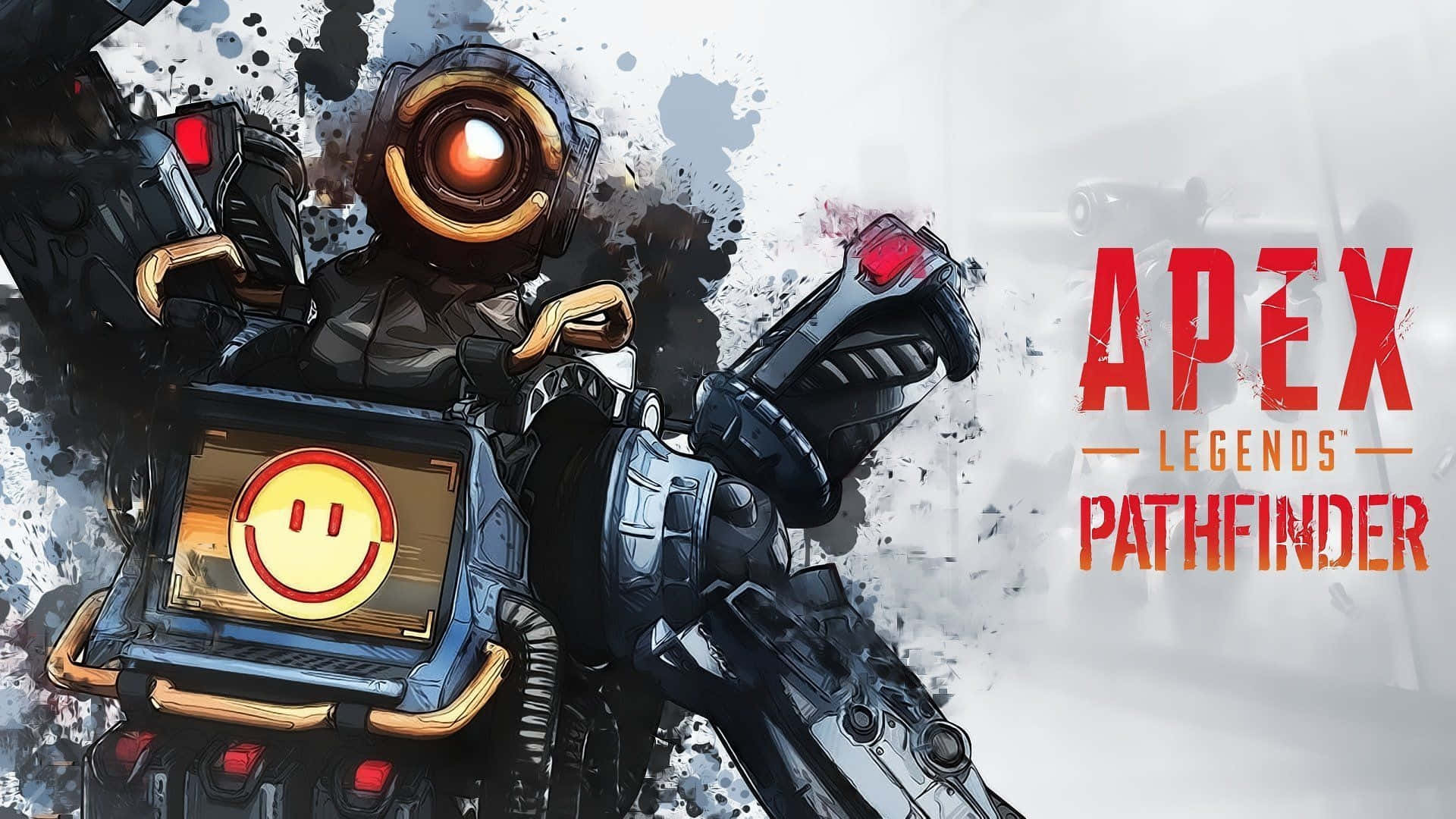 Caption: Apex Legends Pathfinder In Battle Mode Wallpaper