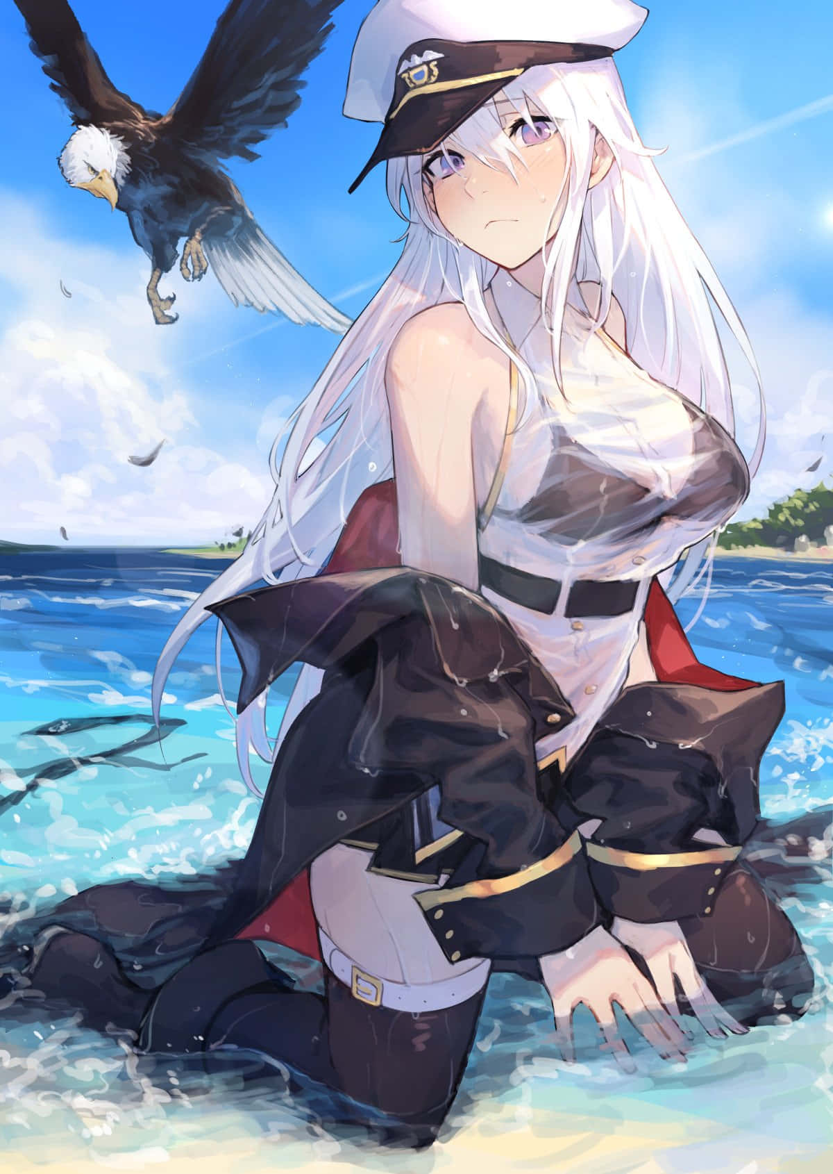 100+] Azur Lane Enterprise Wallpapers | Wallpapers.com