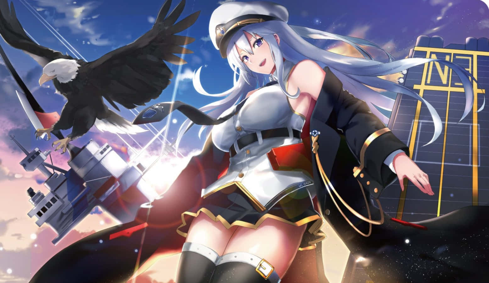 Enterprise and Belfast's Key Visual for the Upcoming Fall Anime “Azur Lane”  Released! - Erzat