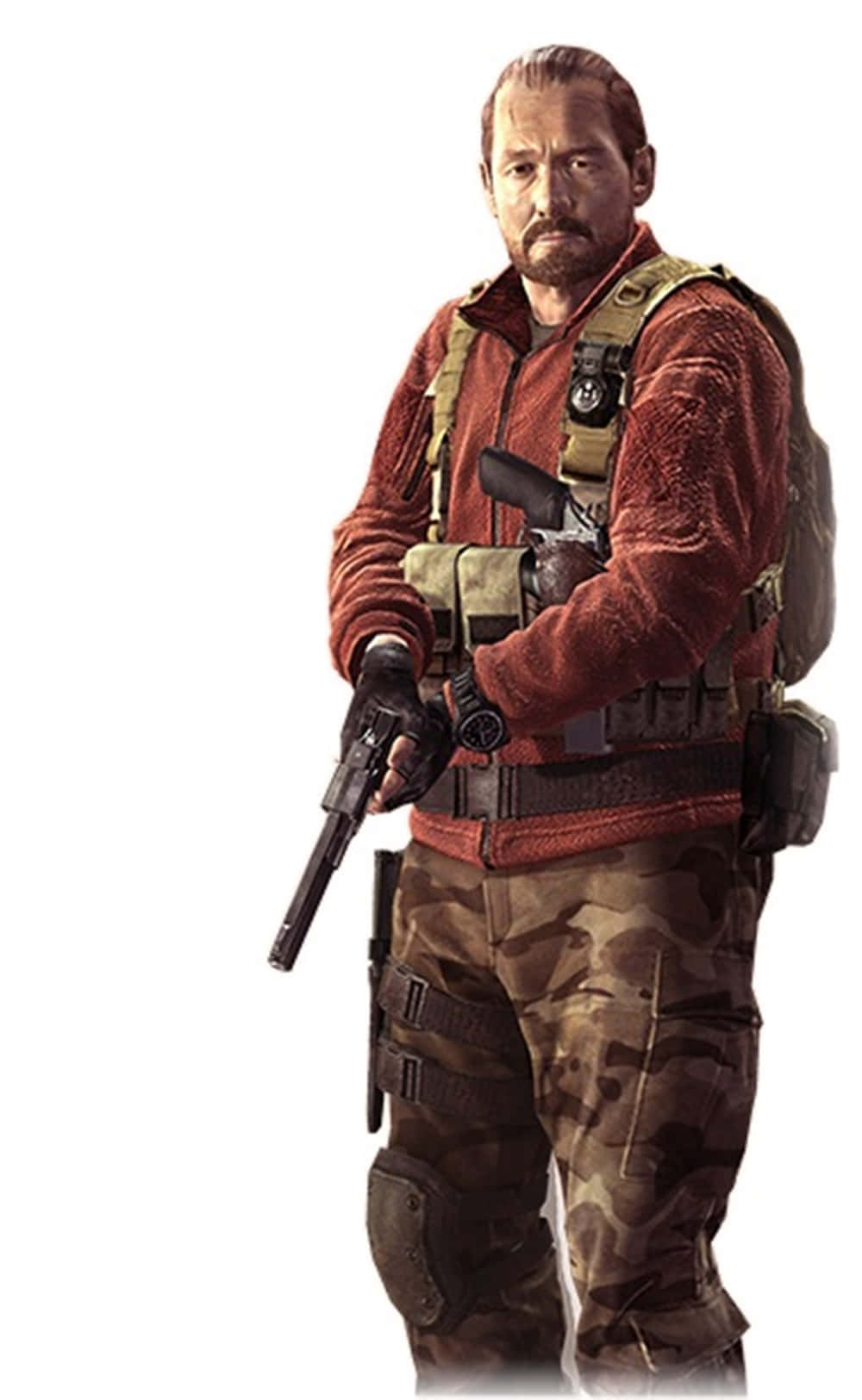 Caption: Barry Burton From Resident Evil In Action Wallpaper