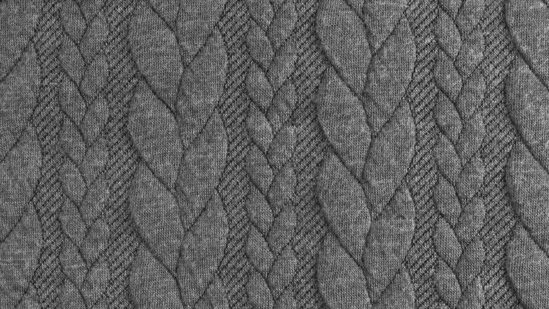 Caption: Beautiful Close-up Of Knitted Wool Texture Wallpaper