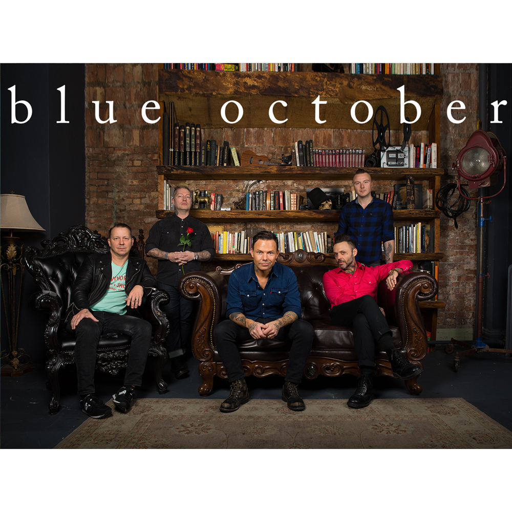 Caption: Blue October Band In Live Performance Wallpaper