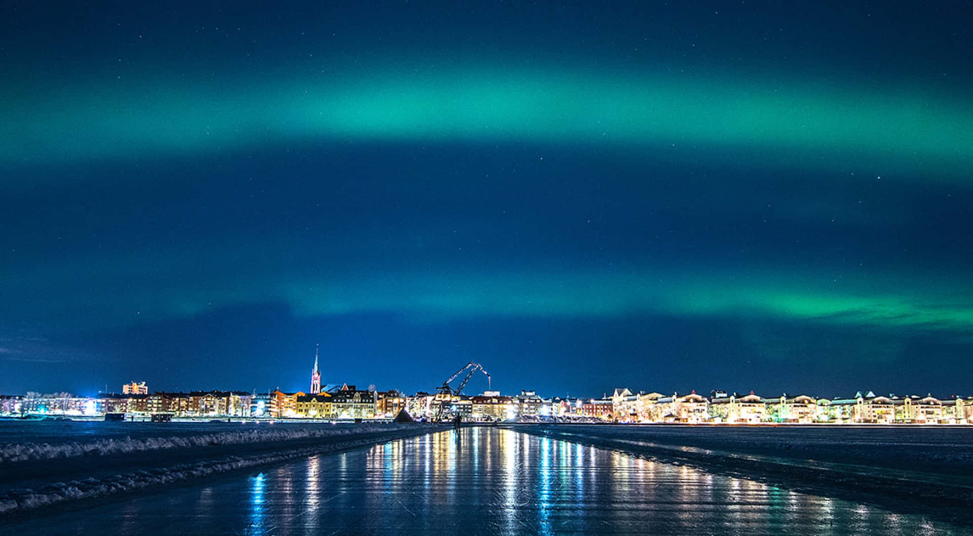 Caption: Breathtaking View Of Luleå, Sweden Wallpaper