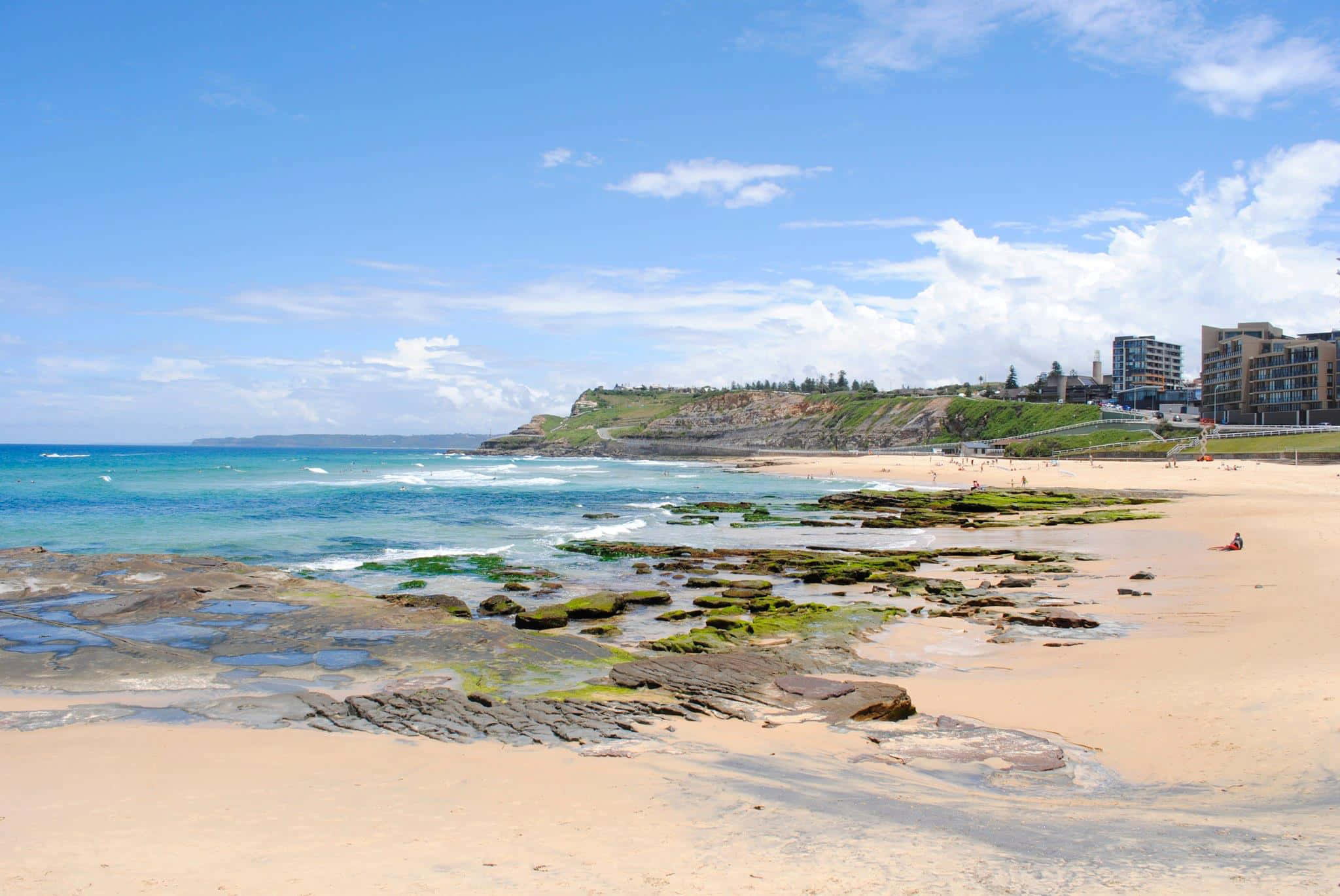 Caption: Breathtaking View Of Newcastle, Australia Wallpaper