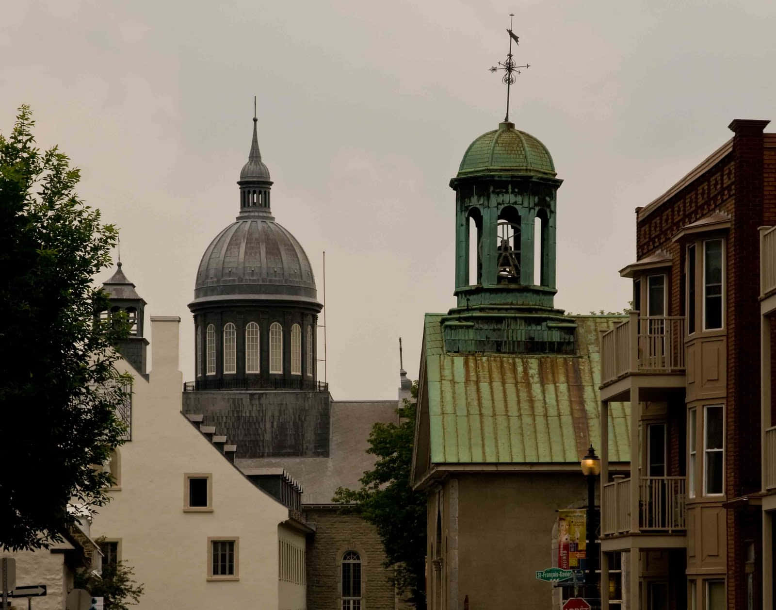 Caption: Breathtaking View Of Trois Rivieres Cityscape Wallpaper