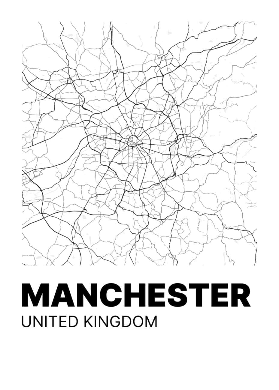 Caption: Captivating Skyline View Of Manchester, United Kingdom Wallpaper