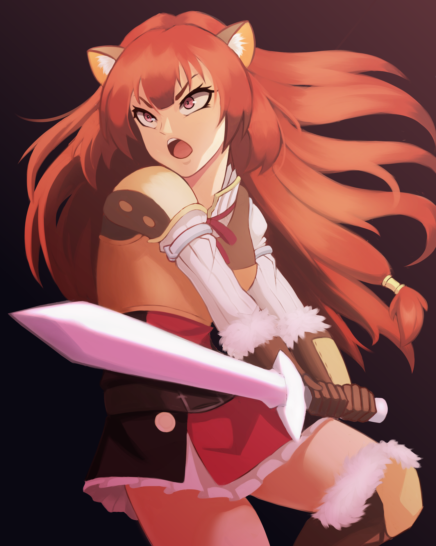 Caption: Charming Raphtalia From Rising Of The Shield Hero