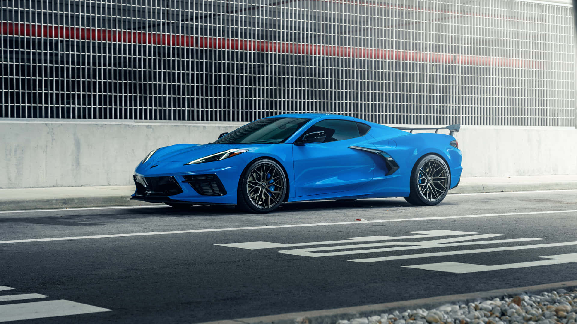 Caption: Chevrolet Corvette C8 - An Epitome Of Style And Power Wallpaper