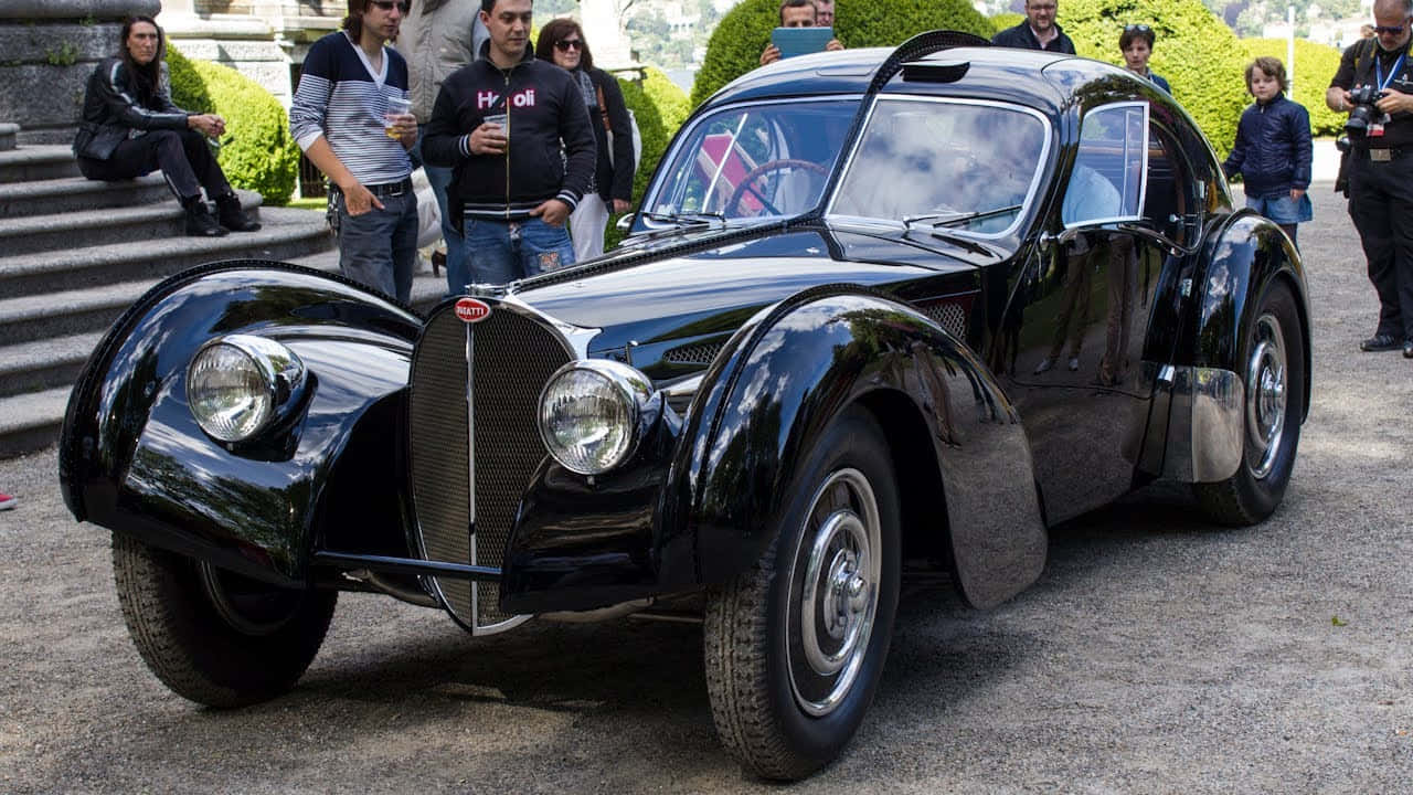 Klassisk Skjønnhet - Bugatti Type 57 Bakgrunnsbildet