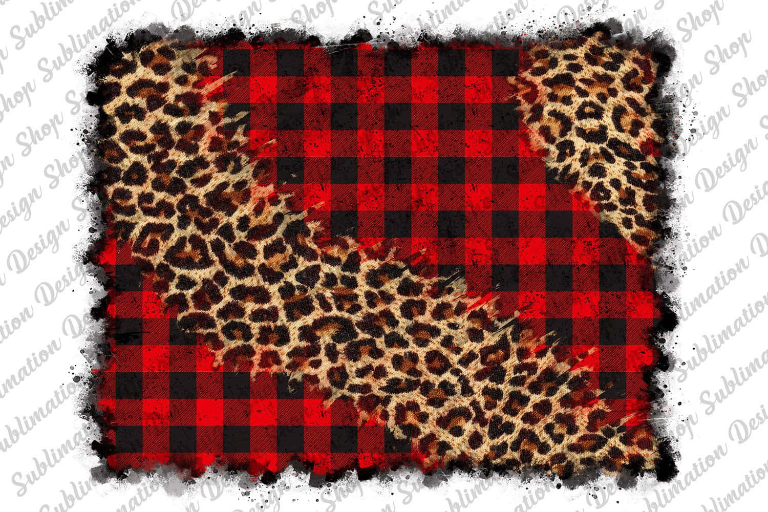 Caption: Classic Buffalo Plaid Pattern Background