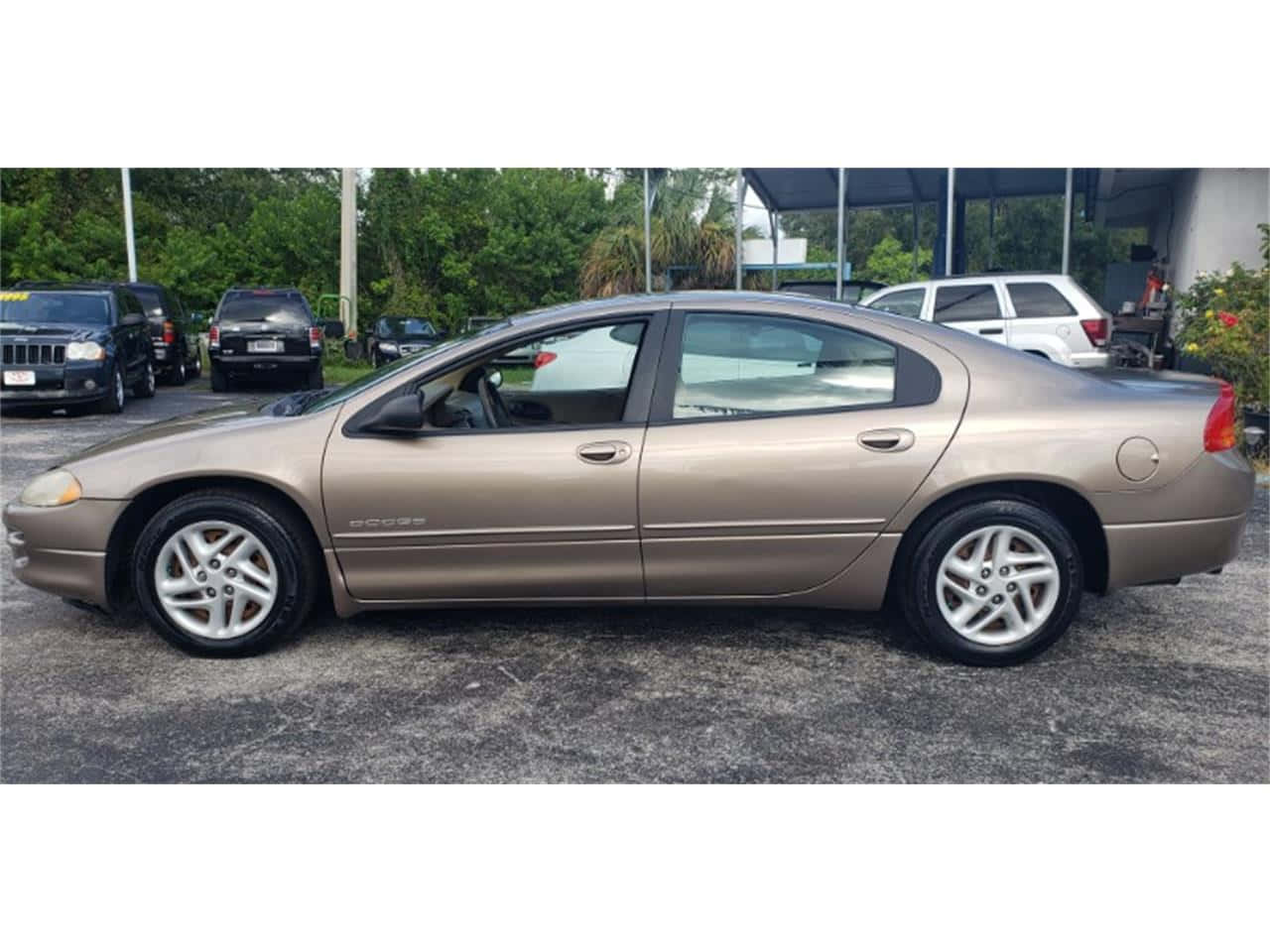 Caption: Classic Dodge Intrepid In Pristine Condition Wallpaper