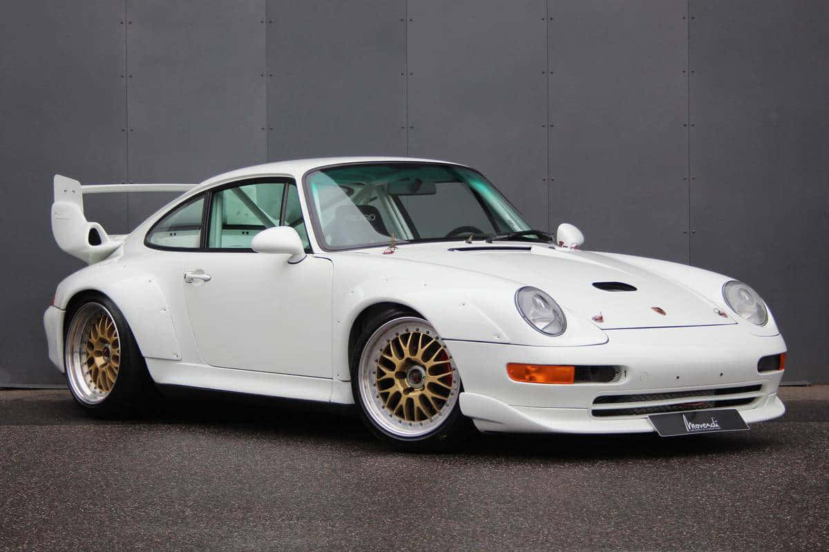 Caption: Classic Elegance With The Porsche 993 Wallpaper