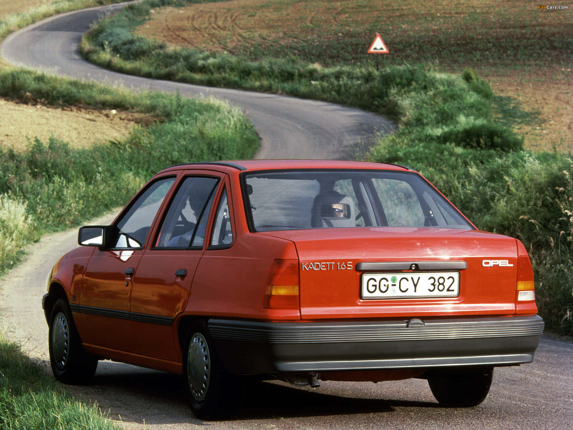 Caption: Classic Opel Kadett In Pristine Condition Wallpaper