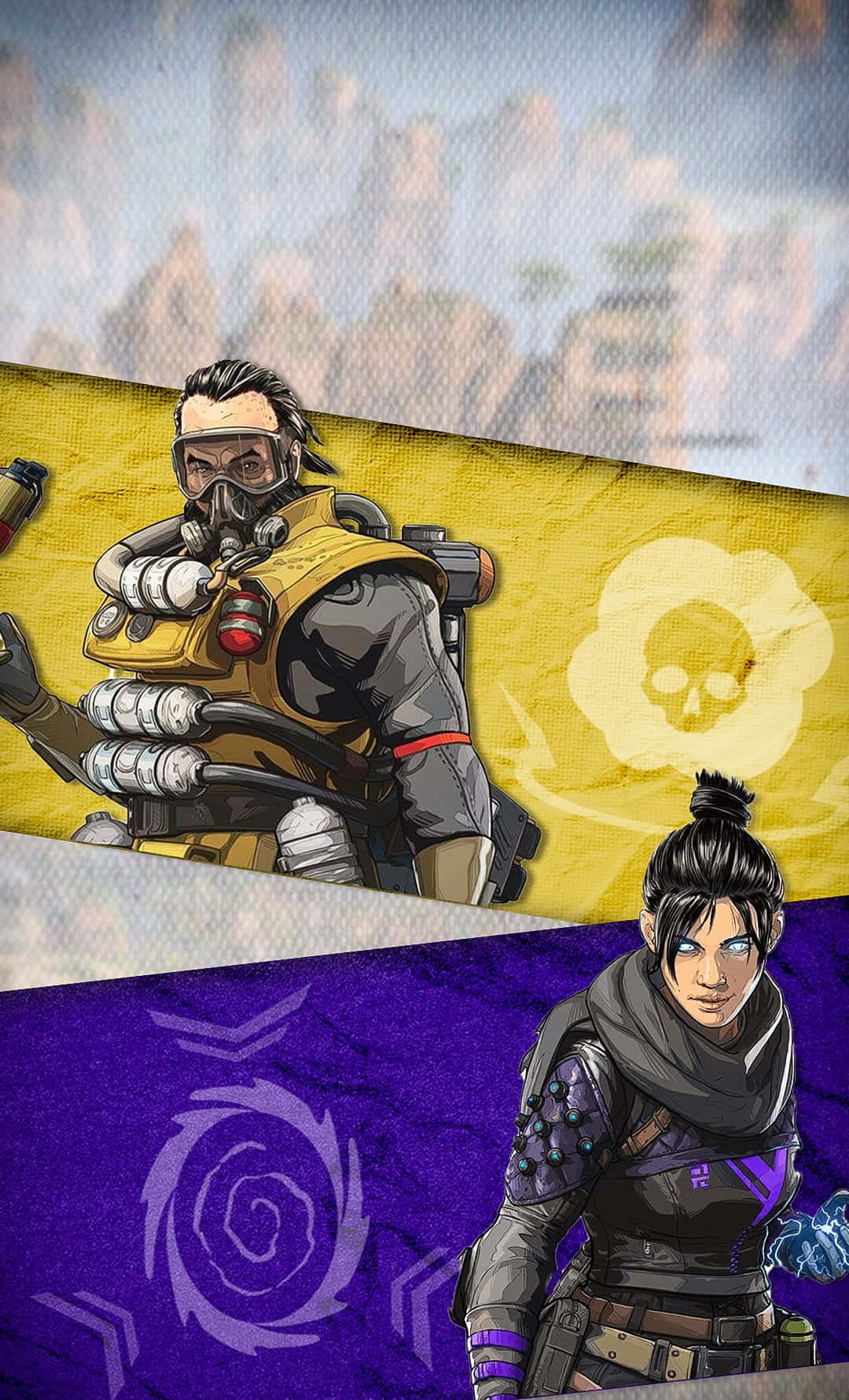 Caption: Deadly Force In Gas - Apex Legends' Caustic In Action Wallpaper