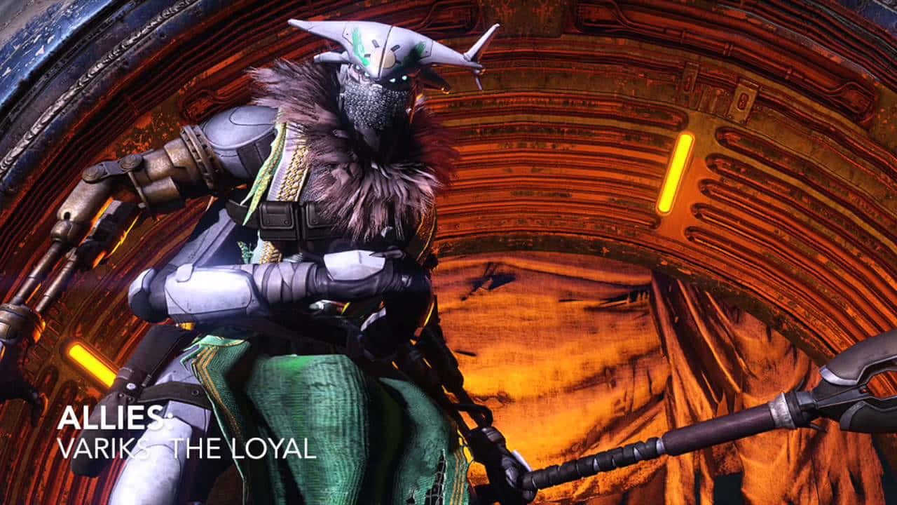 Caption: Destiny Variks - Guardian Of The Prison Of Elders Wallpaper