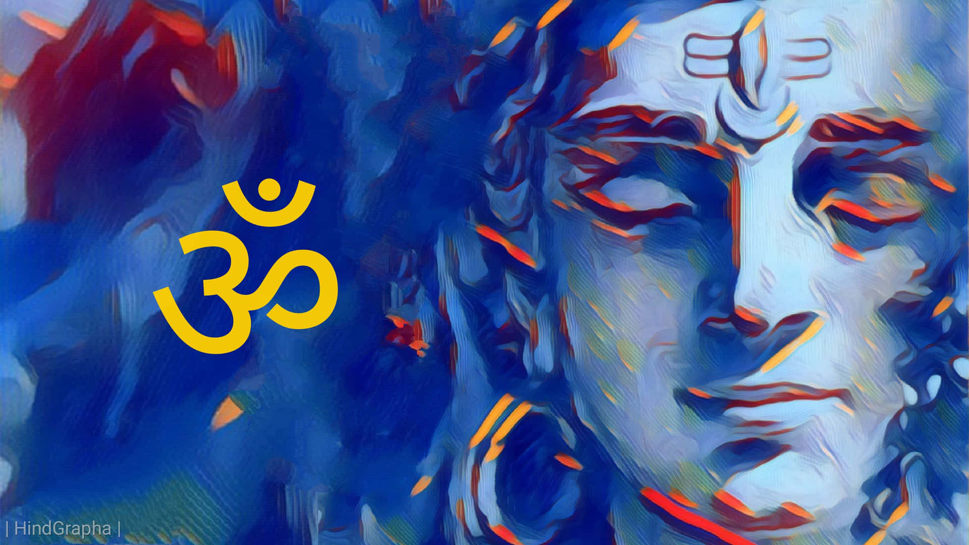 Caption: Divine Representation Of Lord Shiva In Meditation Wallpaper