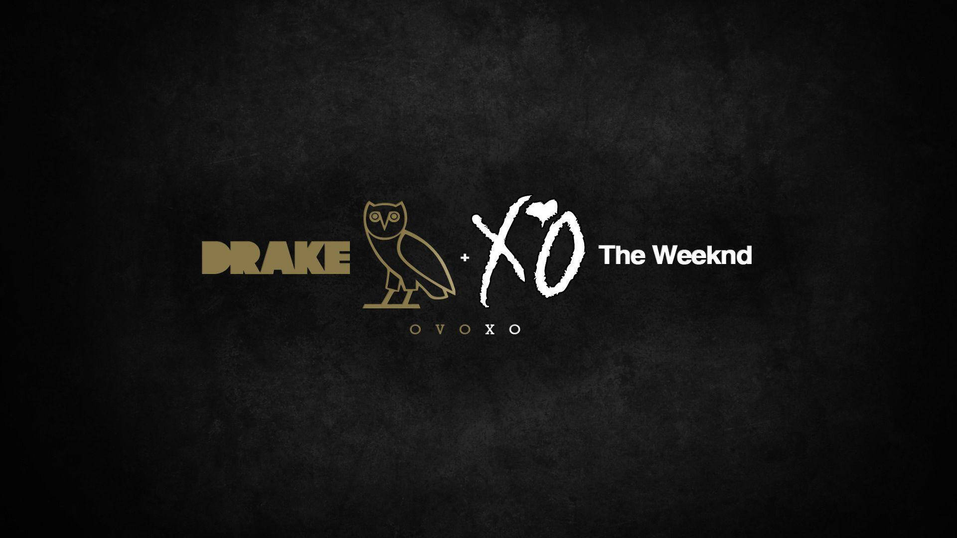 Caption: Drake Ovo X The Weekend Collaborative Performance Wallpaper