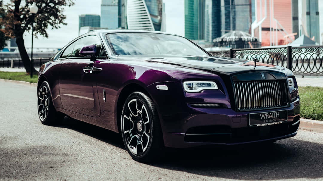 Caption: Elegance Redefined With The Rolls Royce Wraith Wallpaper