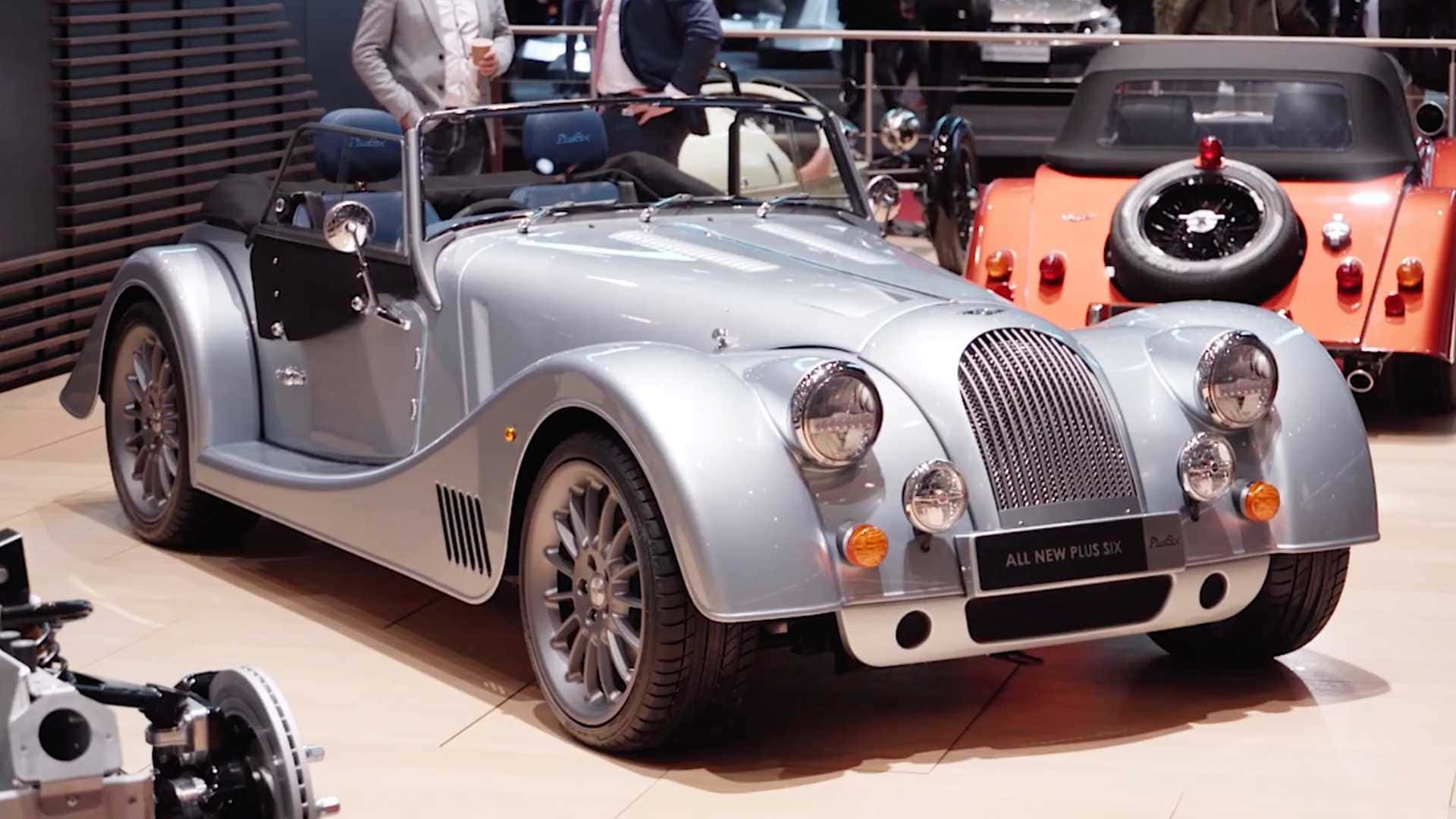 Caption: "elegant Morgan Plus Six - Unparalleled Class In Automotive Design" Wallpaper