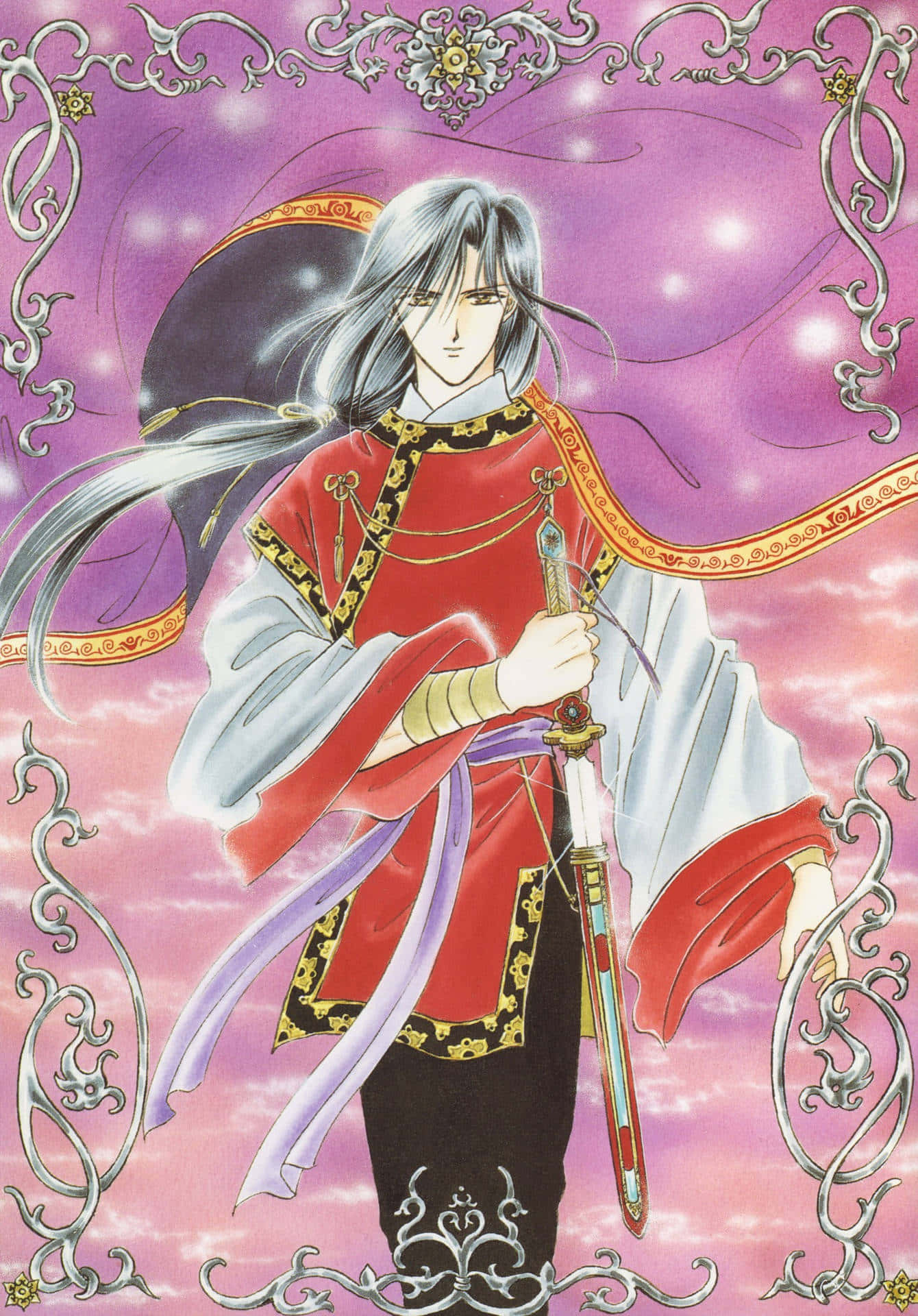 Caption: Emperor Hotohori In Full Glory Wallpaper