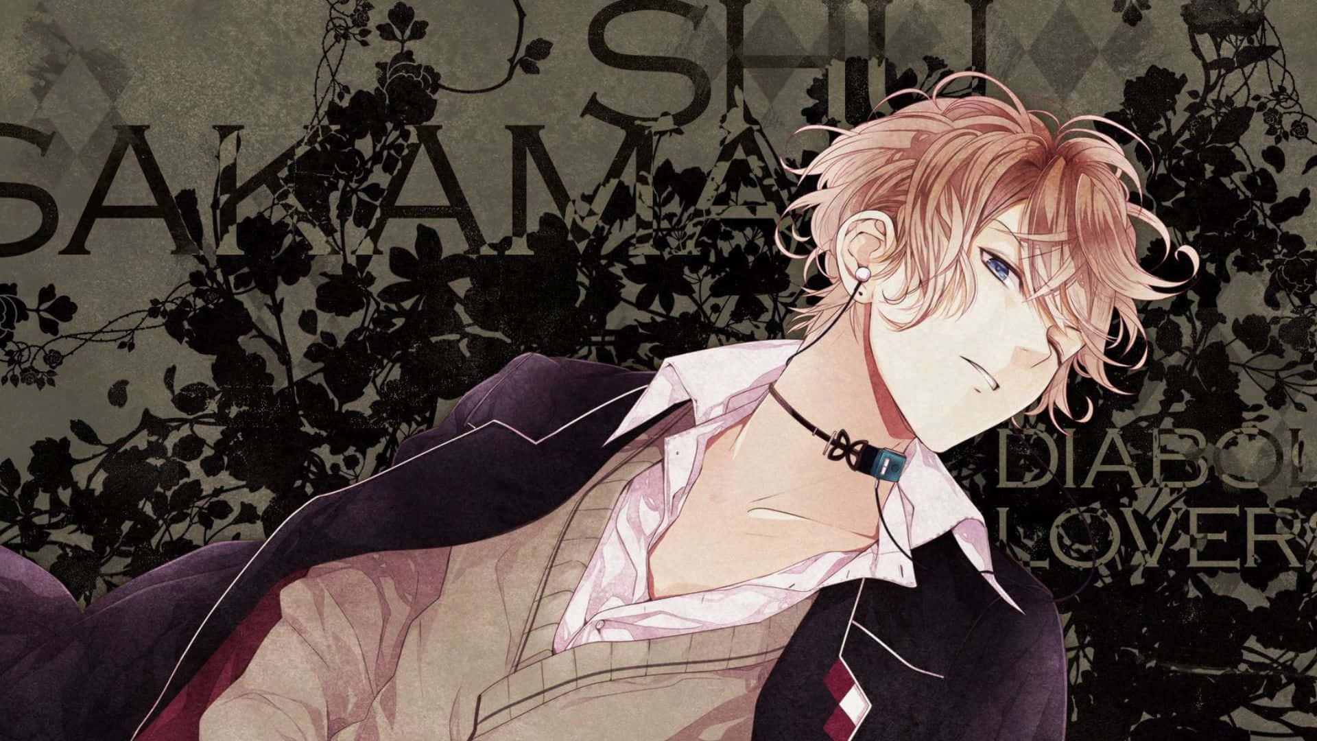 Caption: Enigmatic Shu Sakamaki In A Pensive Mood Wallpaper