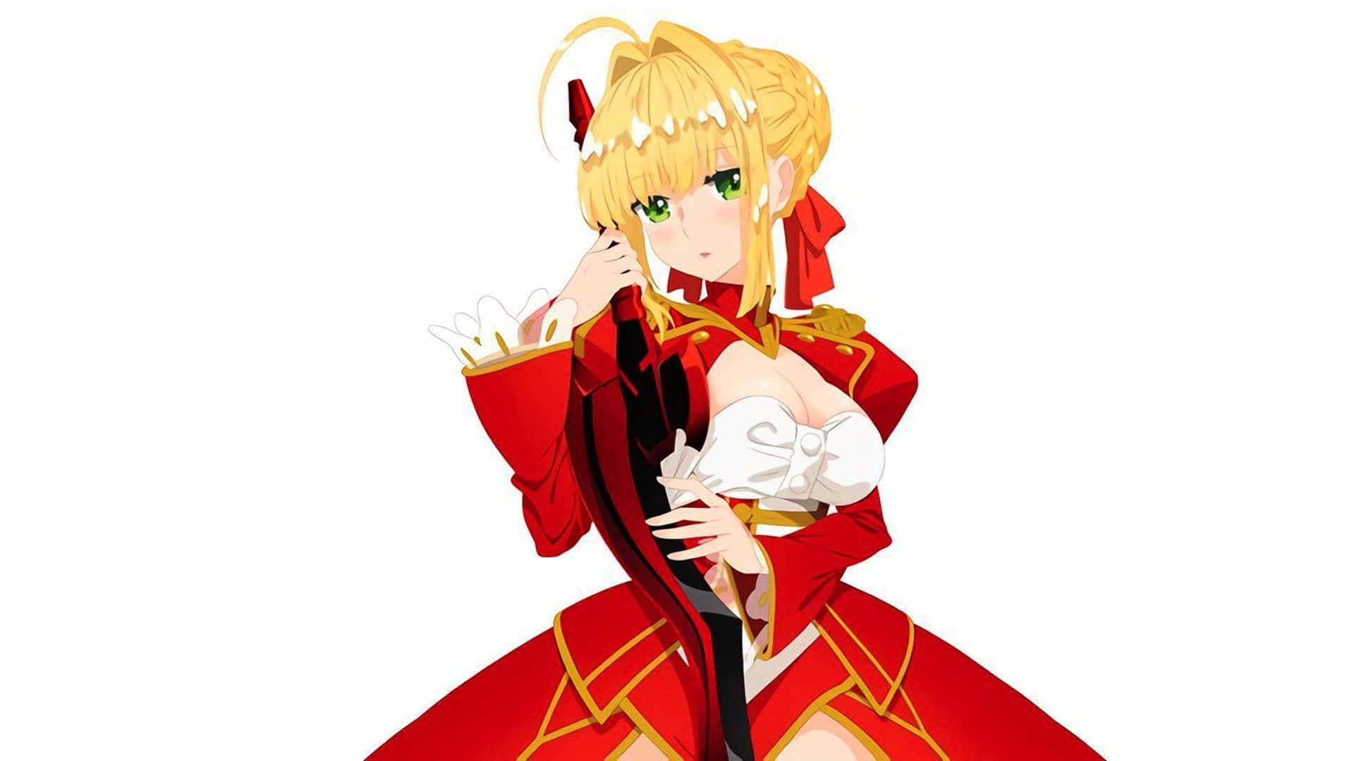 Caption: Enthralling Nero Claudius Artwork In A Captivating Setting Wallpaper