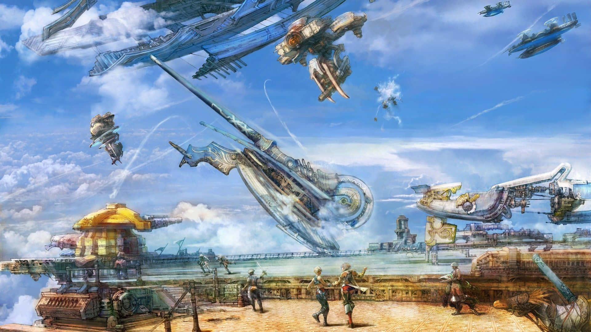 Caption: "epic Battle - Final Fantasy Xii" Wallpaper